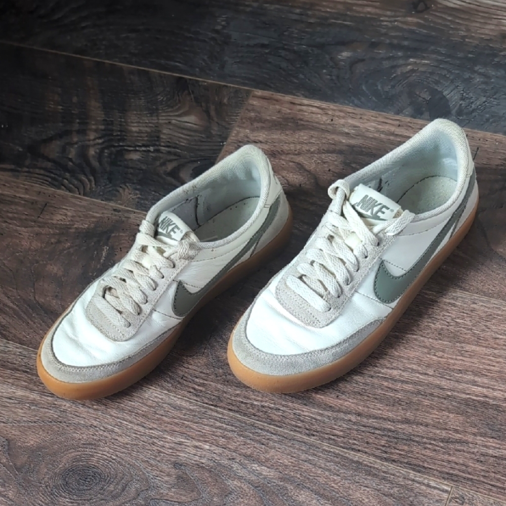 Nike Killshot Women's White and Dark Green Sneakers Size 6